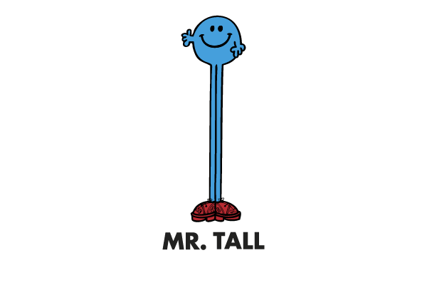 Mr. Tall cartoon licensing for advertising