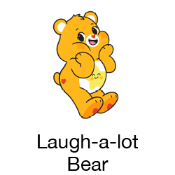 Care Bears Brand Logos_Laugh-a-lot Bear.png