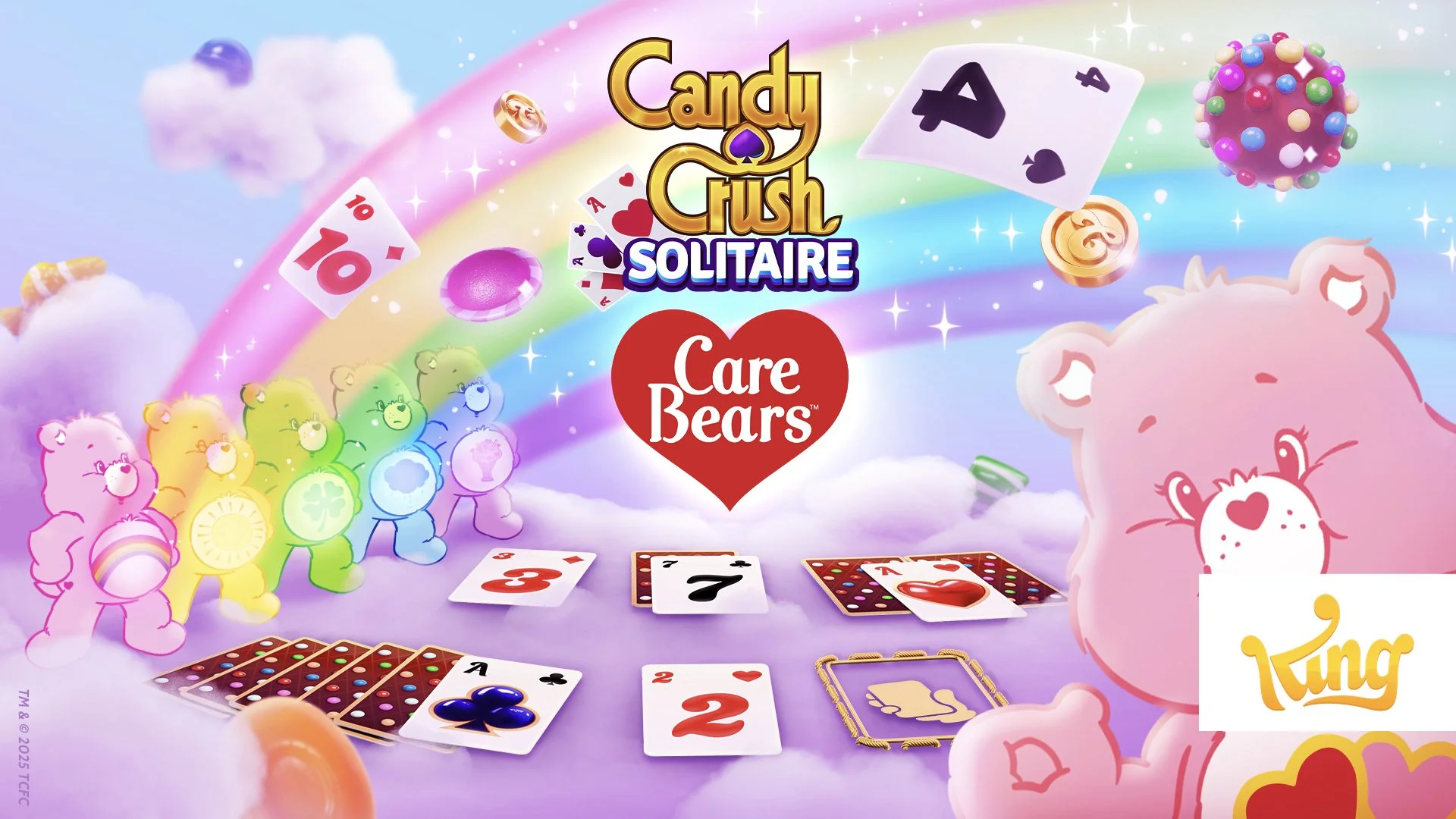 THE CARE BEARS JOIN CANDY CRUSH SOLITAIRE FOR A SEASON OF SWEET KINDNESS