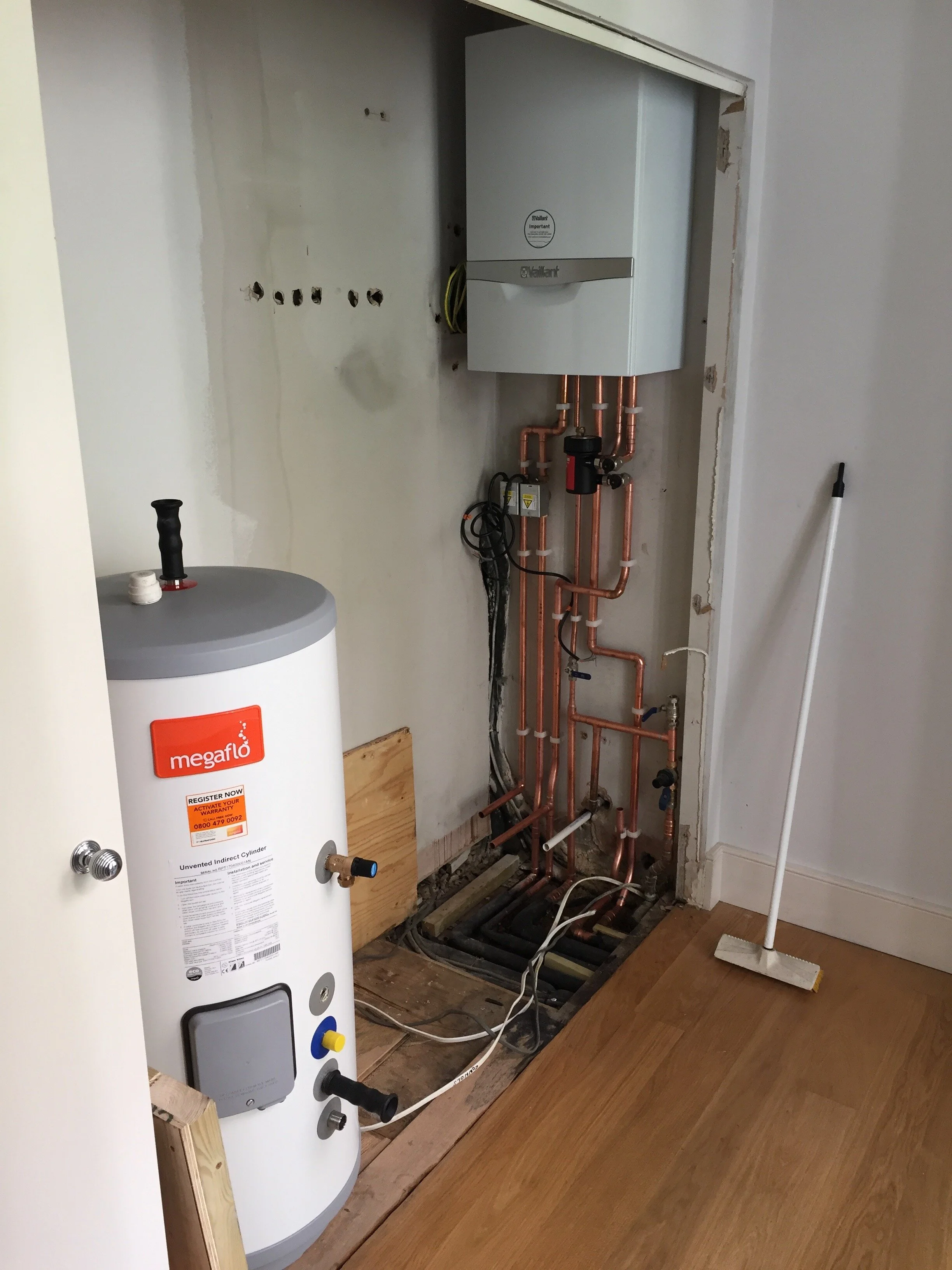 Residential boiler and hot water refurbishment