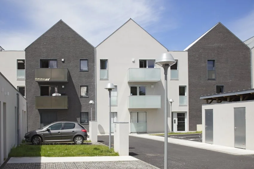 <strong>Bande de maisons, </strong><br>Construction, <br>Arques-la-Bataille (76)