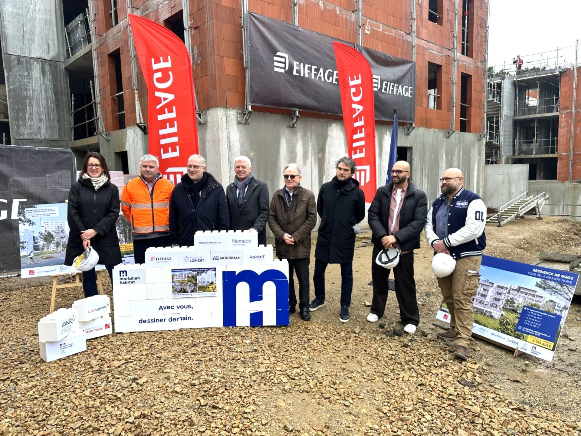 Transformer l'existant à Lorient : coup d'envoi du chantier de l'Ilot C4