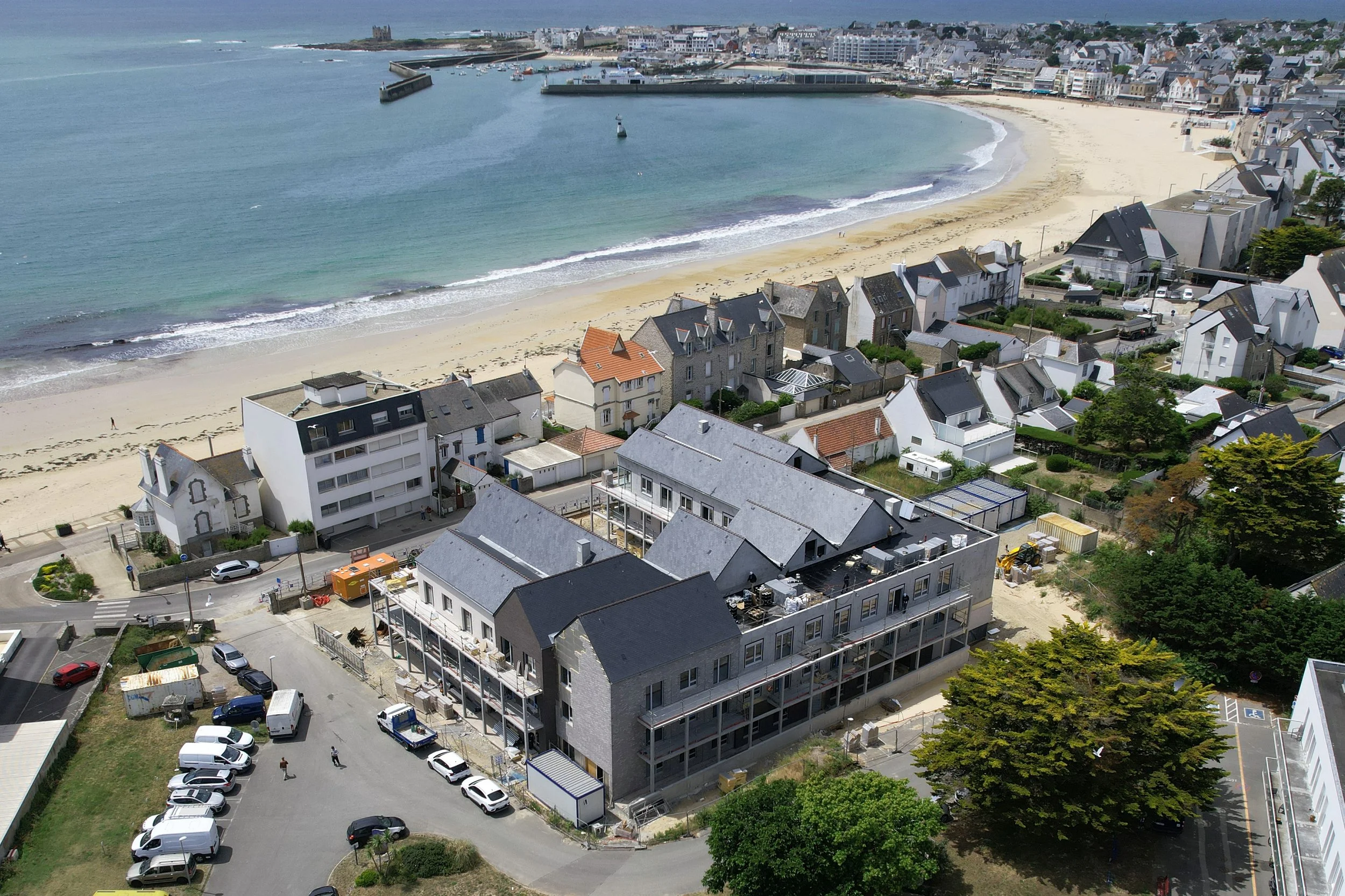 [Chantier] Résidence « Les Dunes » à Quiberon : un projet en dialogue avec le littoral
