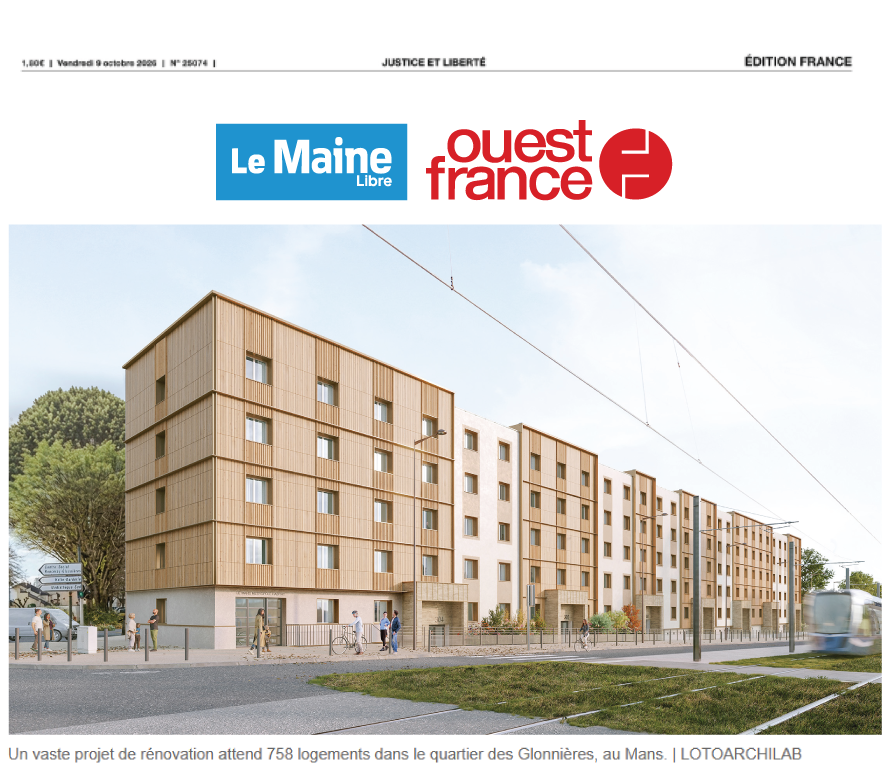 Les Glonnières à l’honneur dans Ouest-France