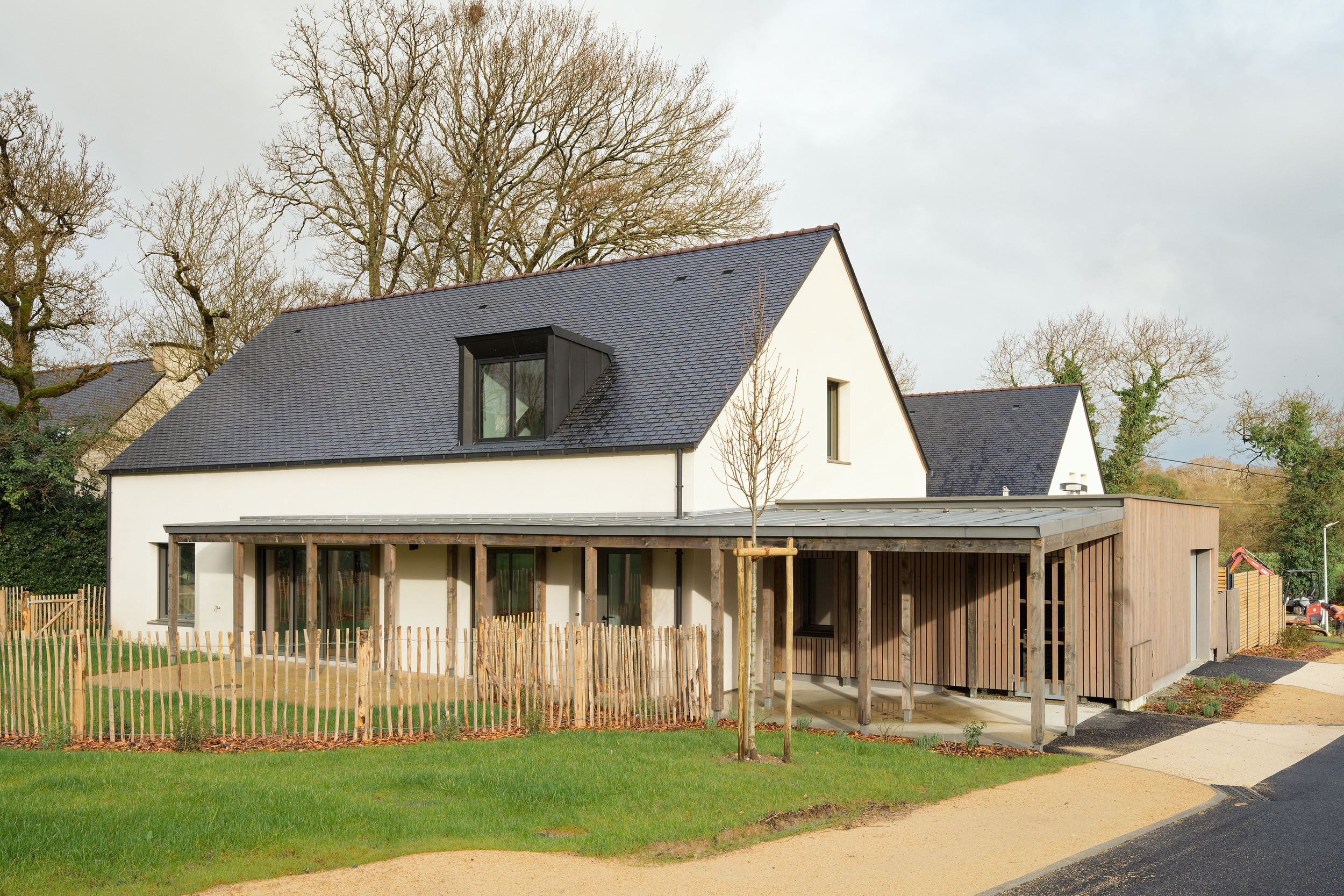 <strong>Village d'enfants </strong><br>7 maisons individuelles + maison commune<br>Sarzeau (56)