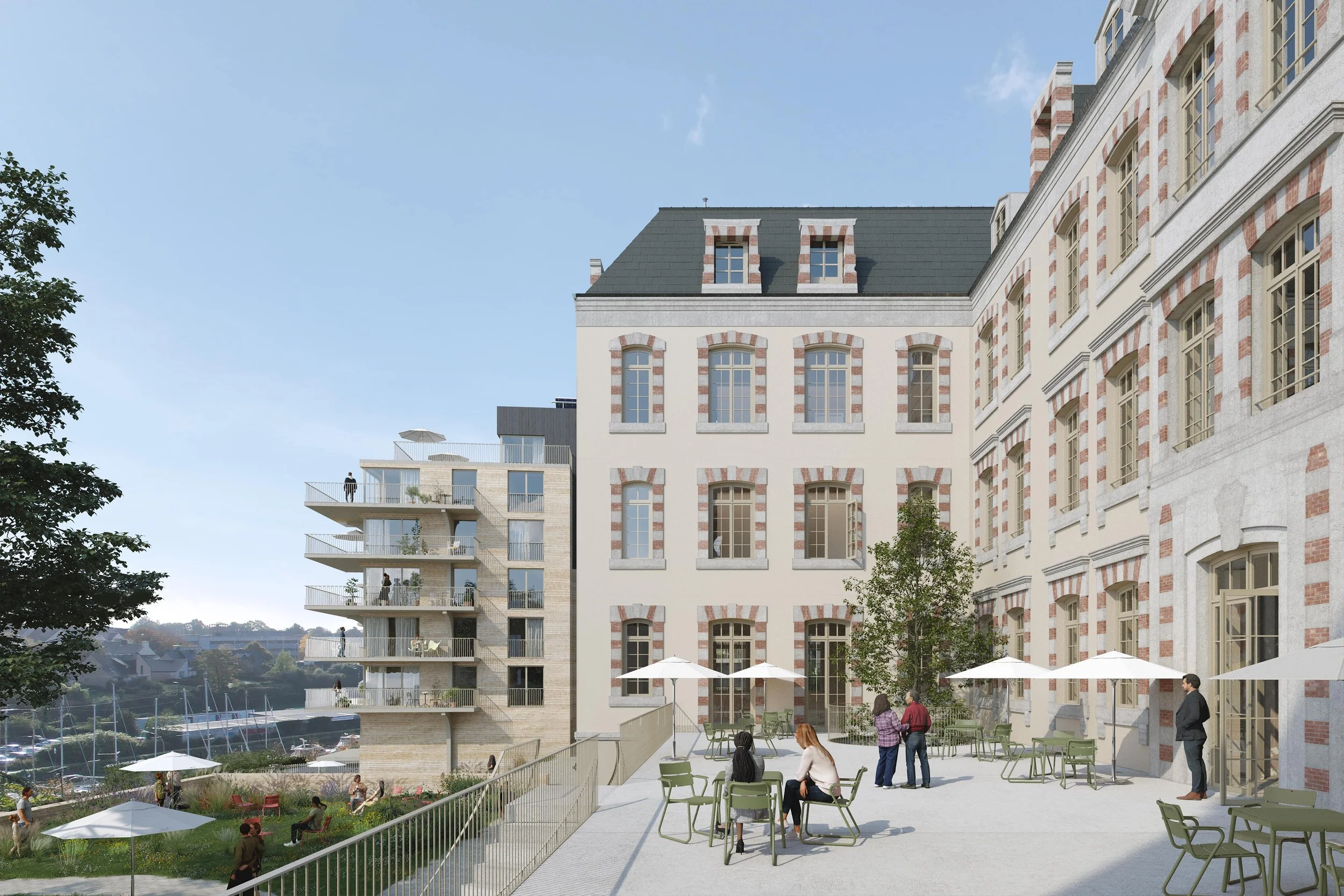 <strong>Les Courtils de la Rabine, </strong><br>Hôtel & logements, <br>Vannes (56)
