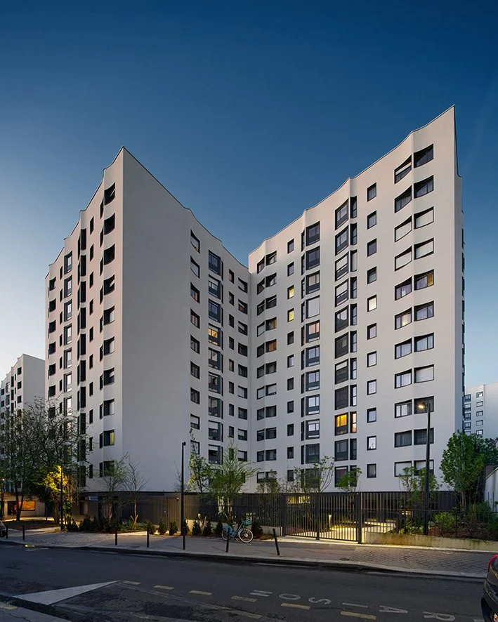 <strong>Ensemble Lemaitre-Rigoles, </strong><br>735 logements, <br>Paris 20