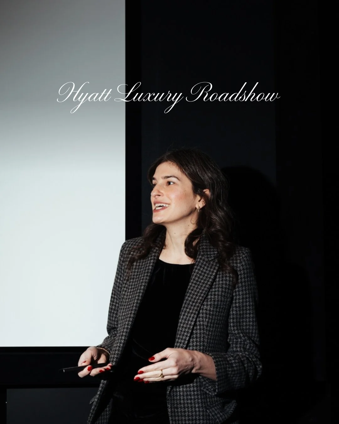 Our founder Leora recently spoke at the Hyatt Luxury Roadshow to a group of hoteliers and luxury travel advisors on using social with intention across travel and hospitality.

Key themes included building trust, not chasing perfection and focusing on