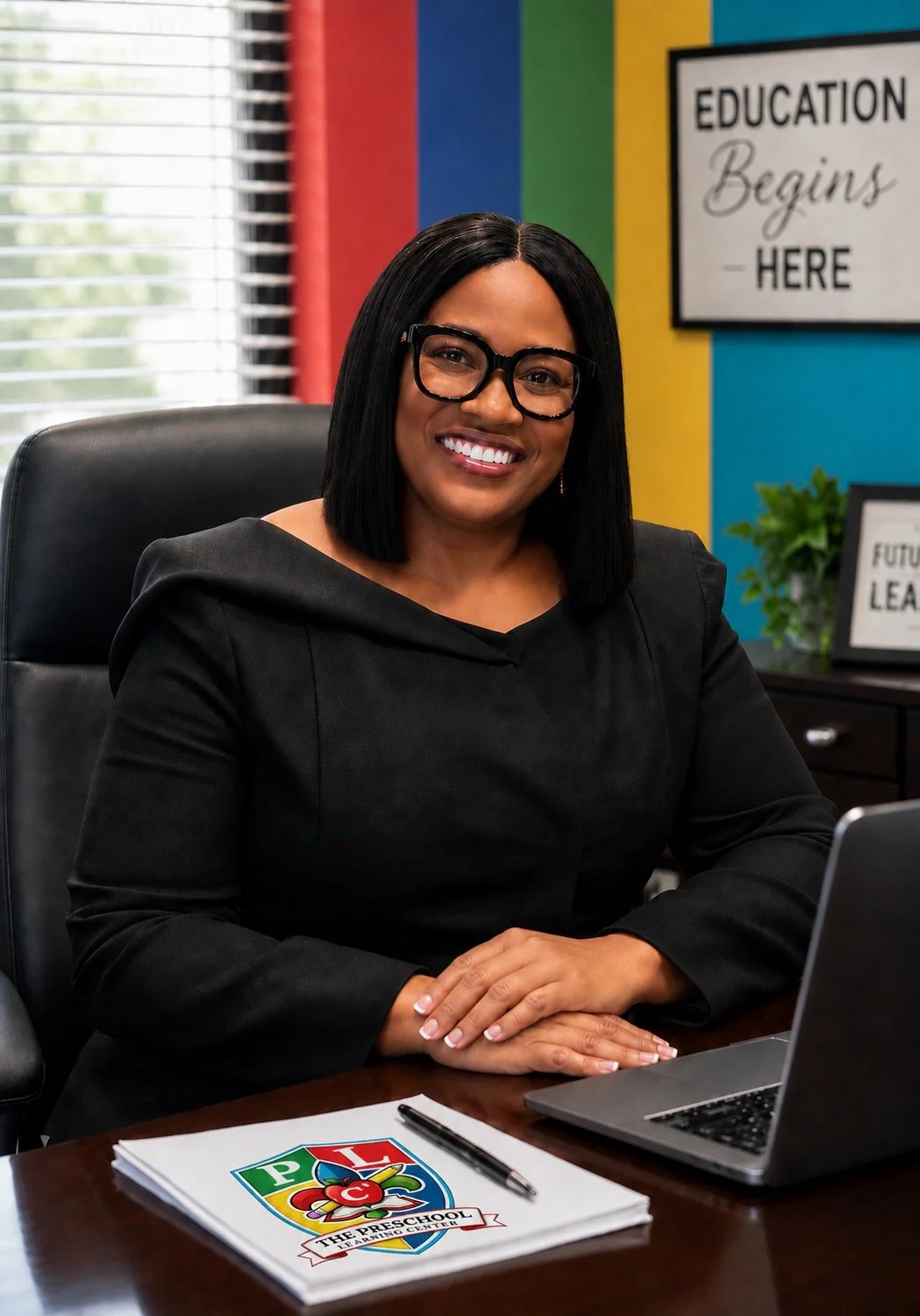 Portrait of Ms. Lakenja Smothers, owner and operator of The Preschool Learning Center and The Preschool Learning Center 2.