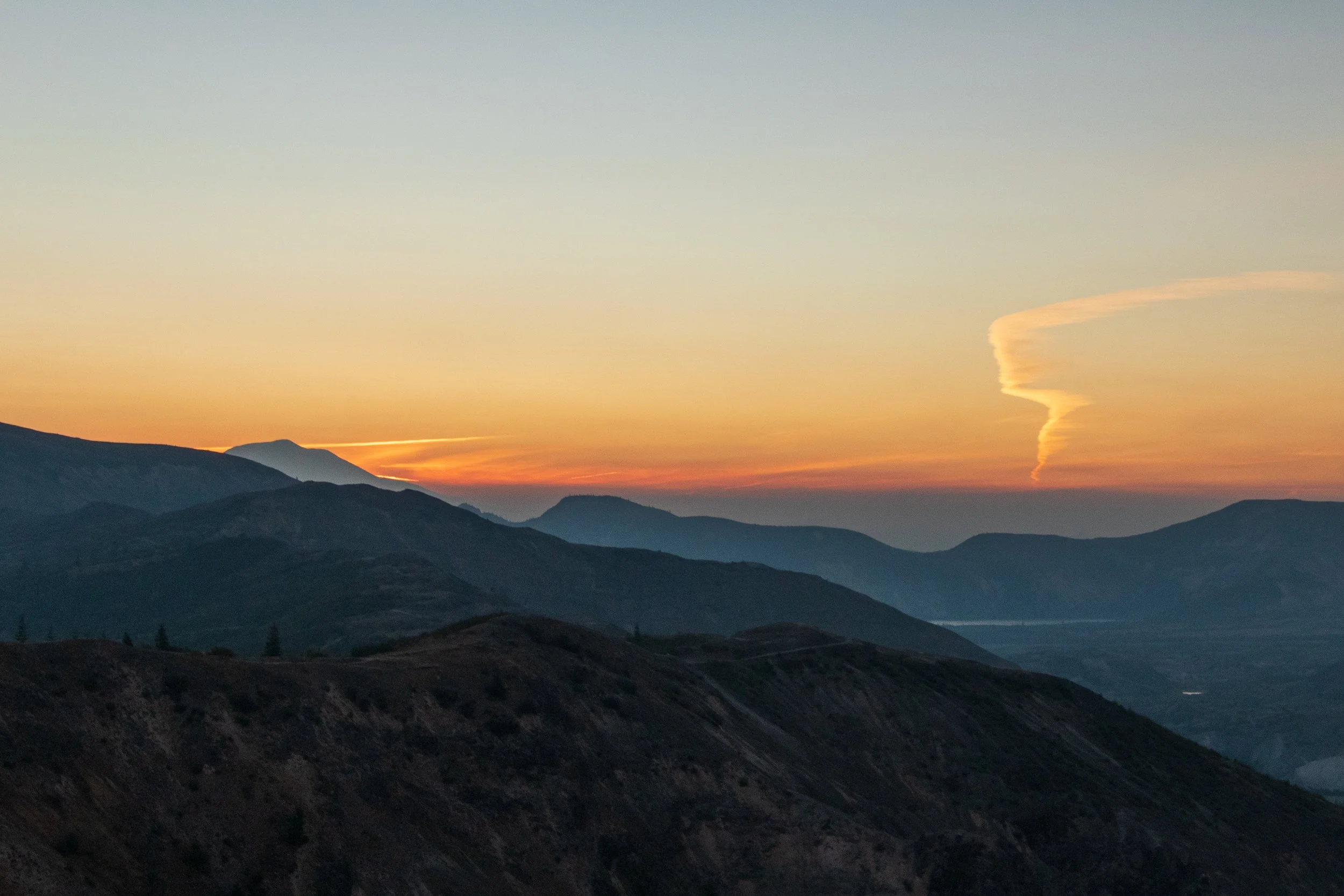 Johnston Ridge Observatory Sunrise