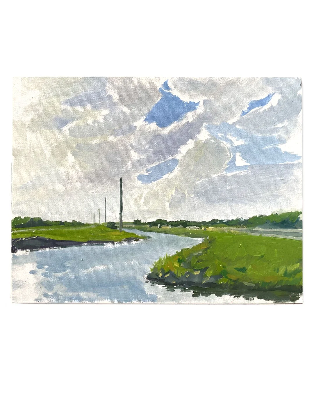 Plein Air Paintings, Oil on Canvas, 9"x7"