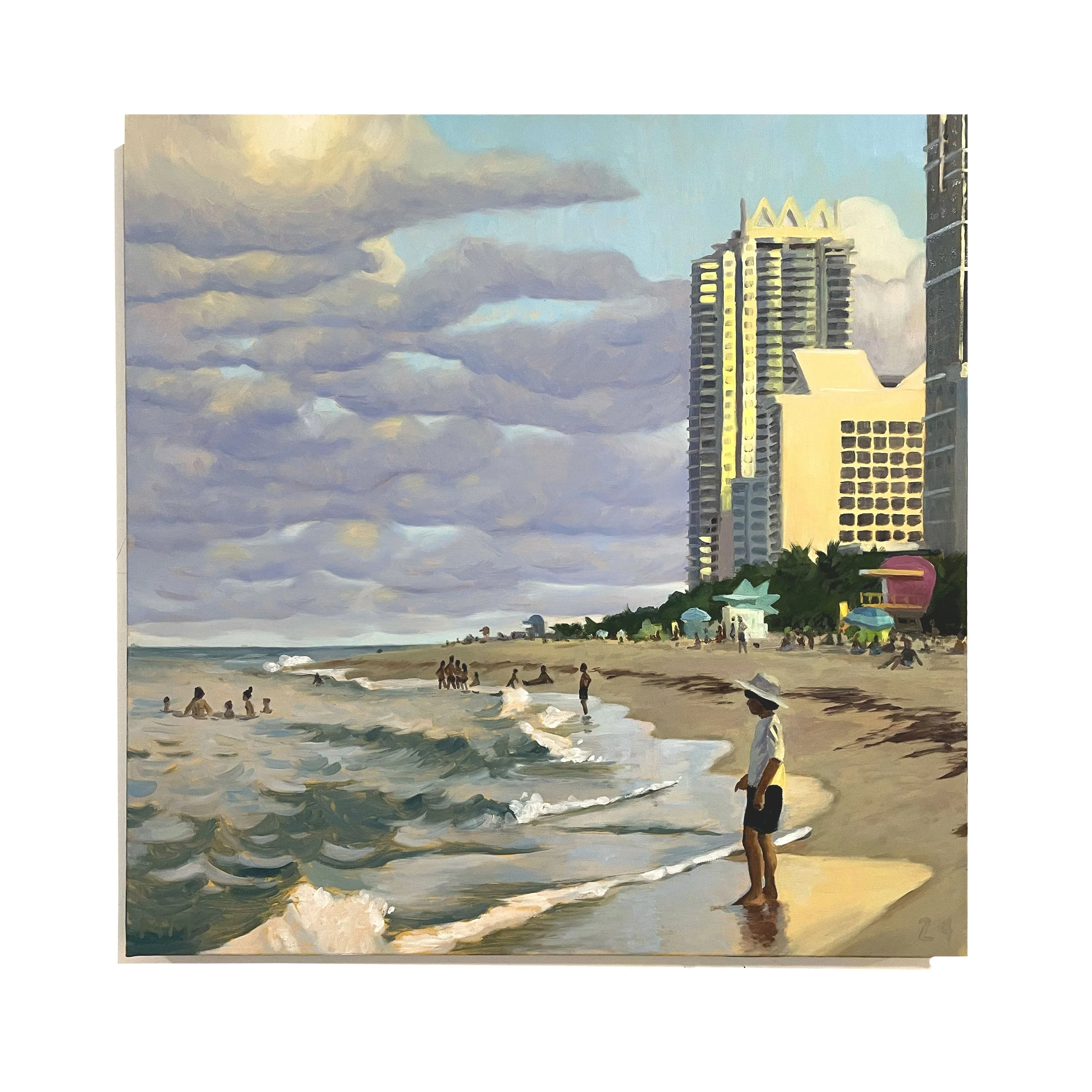 The Land Between, Oil on Canvas, 36"x36"