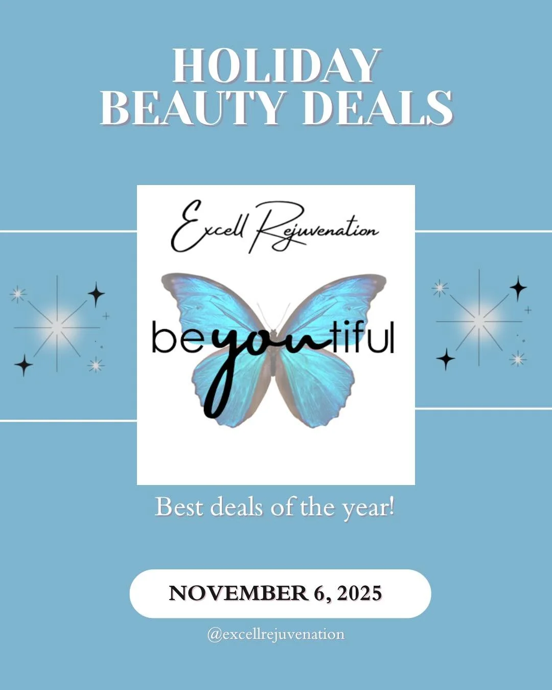 Just 1 week until our Annual Holiday Event! π
Join us for one of our favorite nights of the year — with exclusive discounts on filler, toxin, microneedling, skincare, facials & more! 
π RSVP for an entry to our raffles
π―‍βοΈ Bring a