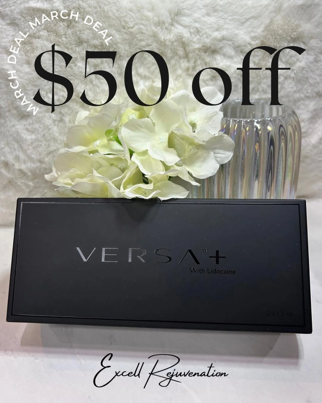 ✨ $50 OFF Revanesse Versa ✨

Looking for a subtle refresh or enhanced definition? Versa is one of our most versatile fillers&mdash;perfect for lips, cheeks, jawline, and more 💉

💙 Smooth. Natural. Balanced.

👉 Swipe to see real results

Limited ti