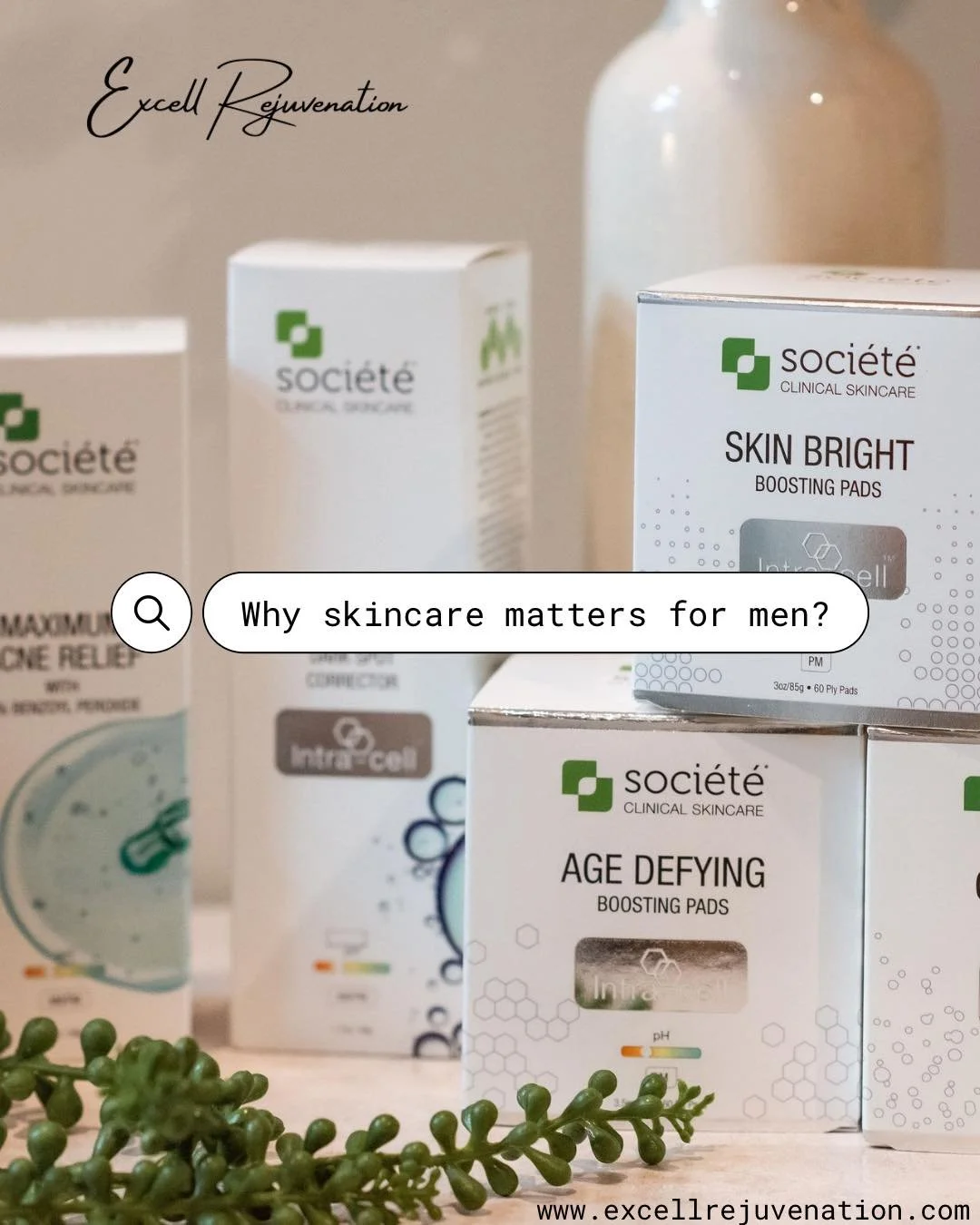 Skincare isn&rsquo;t just for women &mdash; healthy skin matters for men too. 👏

Daily skincare can help:
✔️ Reduce irritation from shaving
✔️ Improve dryness and texture
✔️ Help prevent premature aging
✔️ Minimize breakouts and clogged pores
✔️ Kee