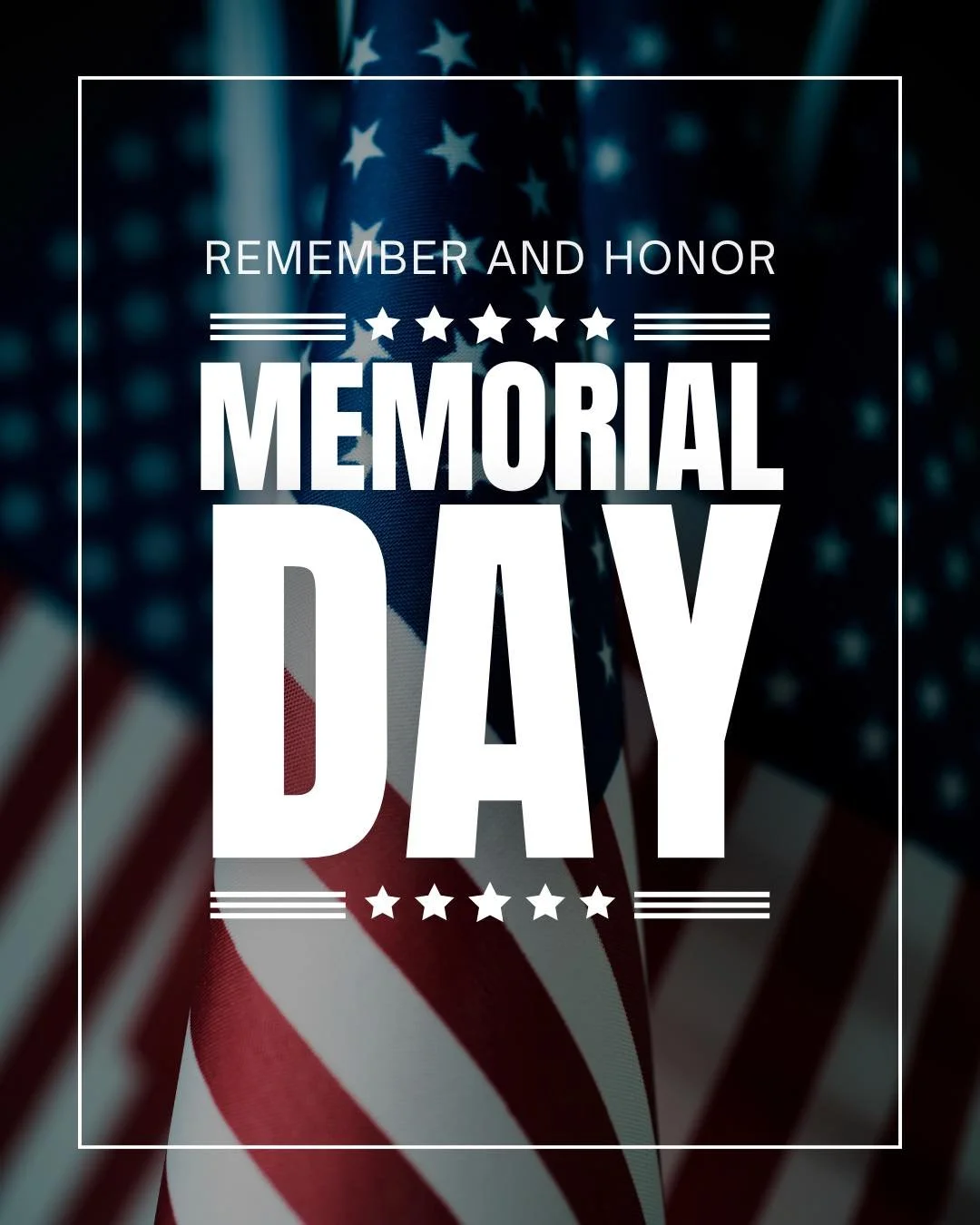 Today we honor and remember the heroes who gave everything for our freedom. 🇺🇸
Wishing you a safe Memorial Day ❤️🤍💙