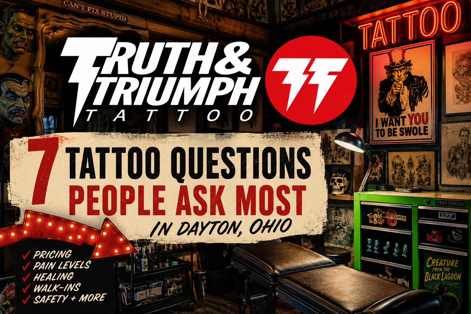 7 Questions People Ask Most About Tattoos in Dayton, Ohio