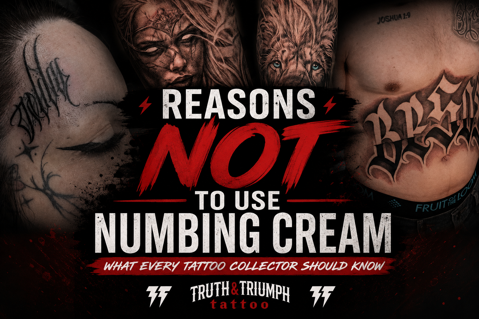 Reasons We Don't Use Numbing Cream Before Tattoos