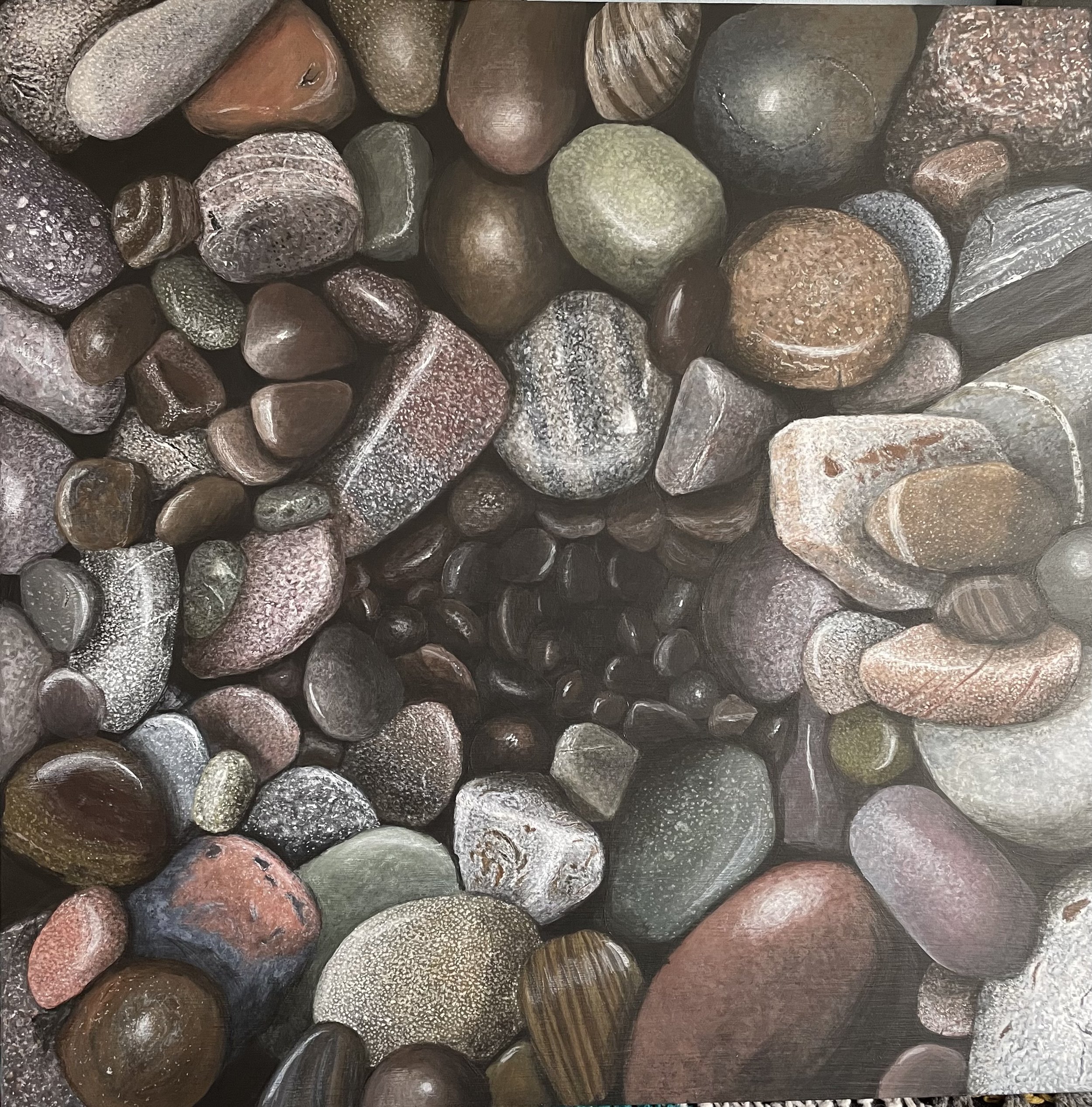 The Abyss at Sailor's Gulch near Maddox Cove, 20 x 20 inches, 2023, $700