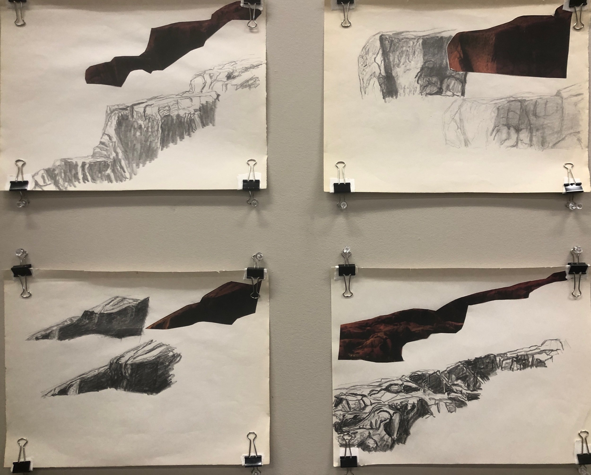 Studies for Peculiar Red and Green Shales