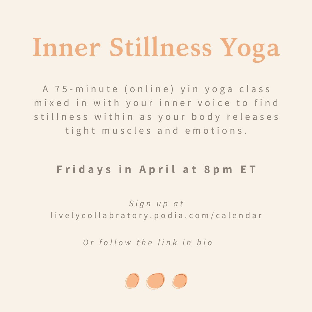 Join if you want to release some physical &amp; mental constrictions! 

🧘🏽&zwj;♀️