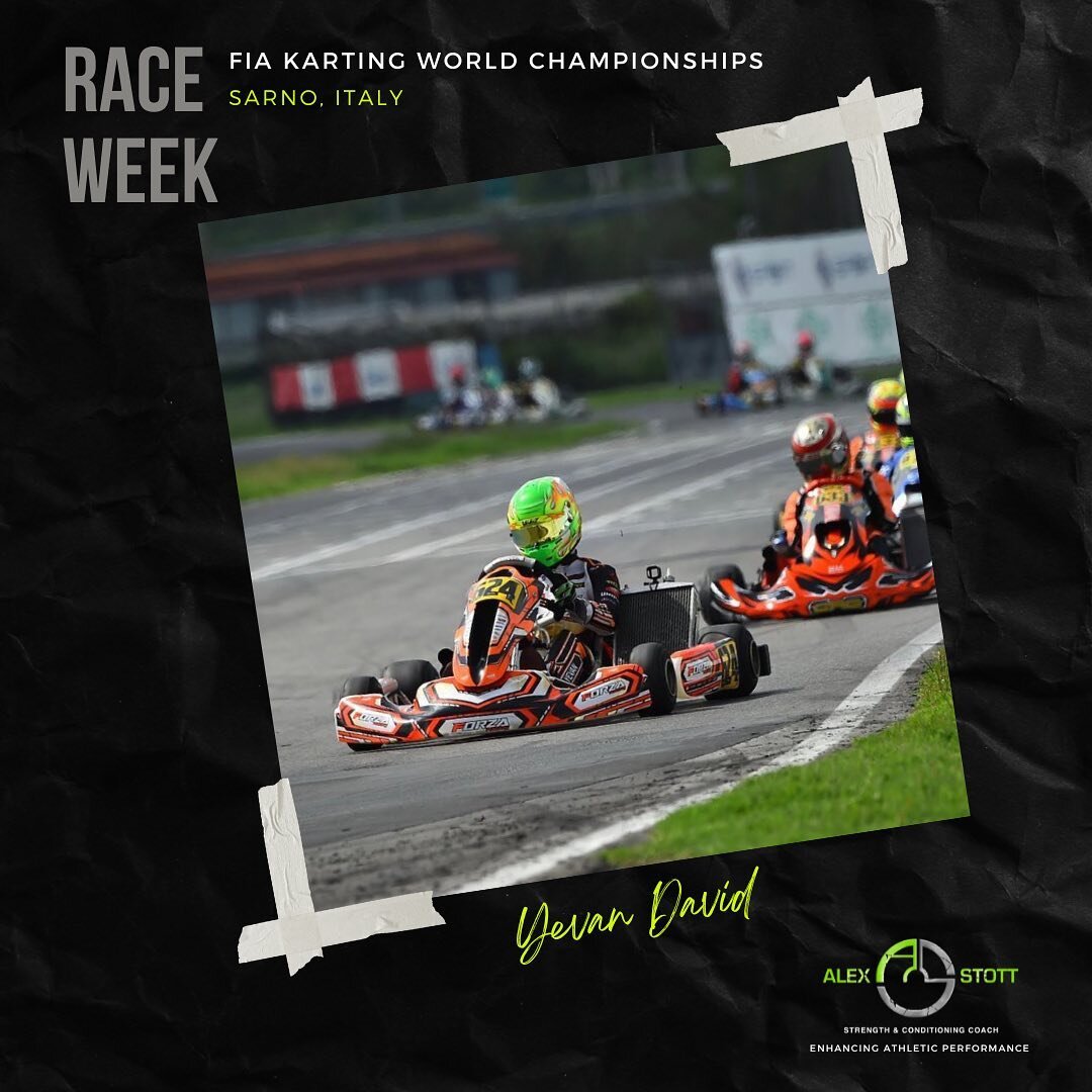 Race week and FIA karting world championships for @yevandavidofficial @tizi39 and @sebkawpeng in Sarno