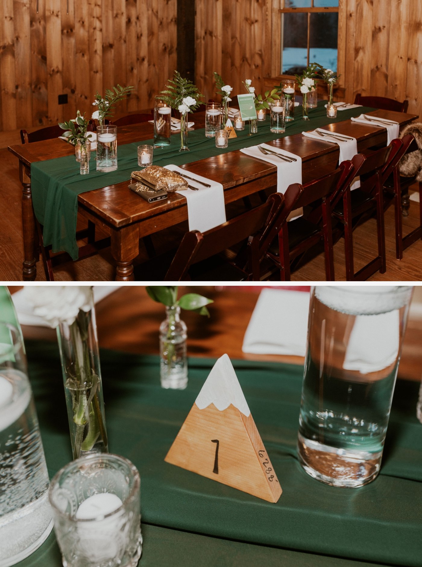 juniper wedding reception details