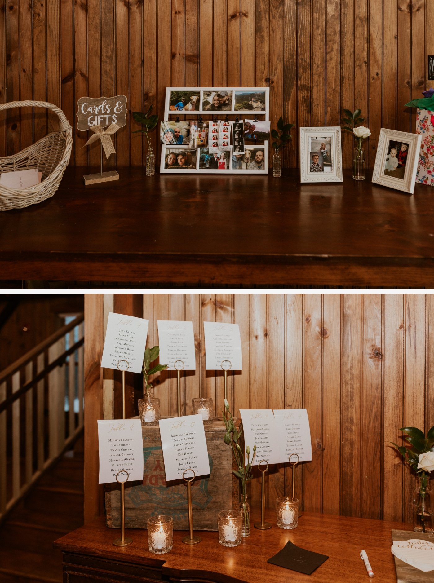 rustic wedding details