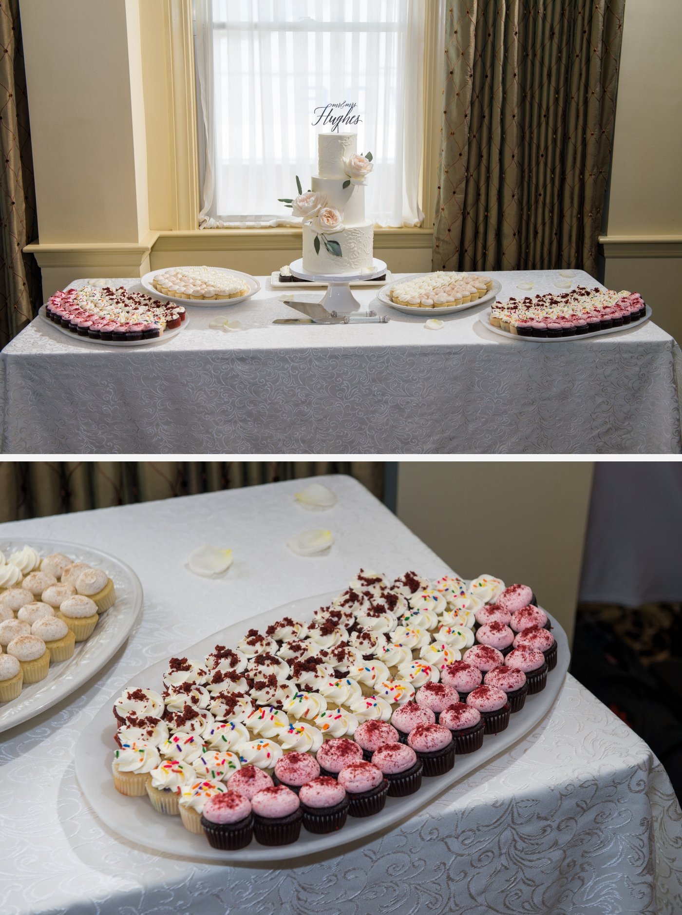 wedding desserts by Sandpiper Cake Shop