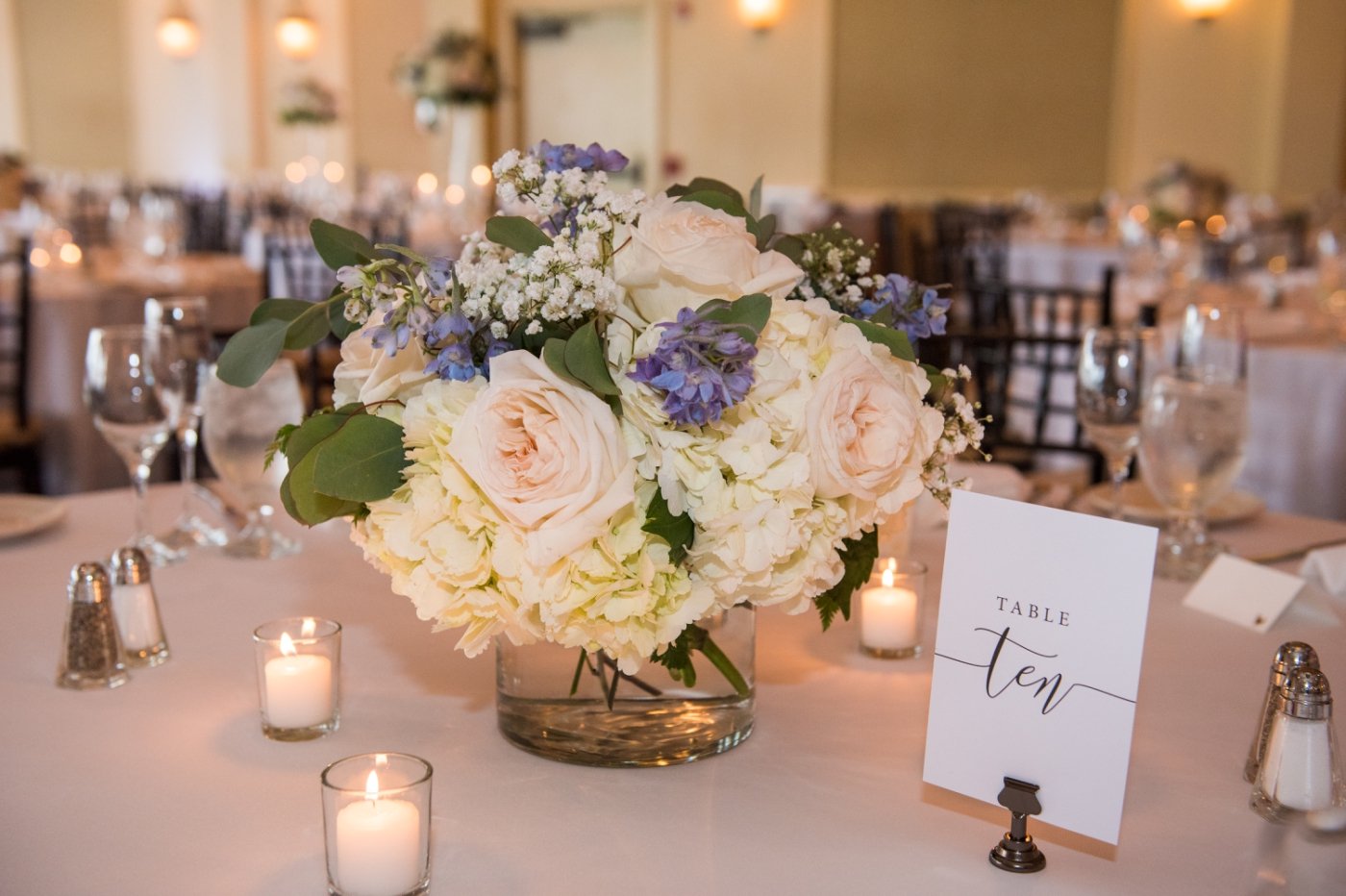 classic floral design for summer wedding