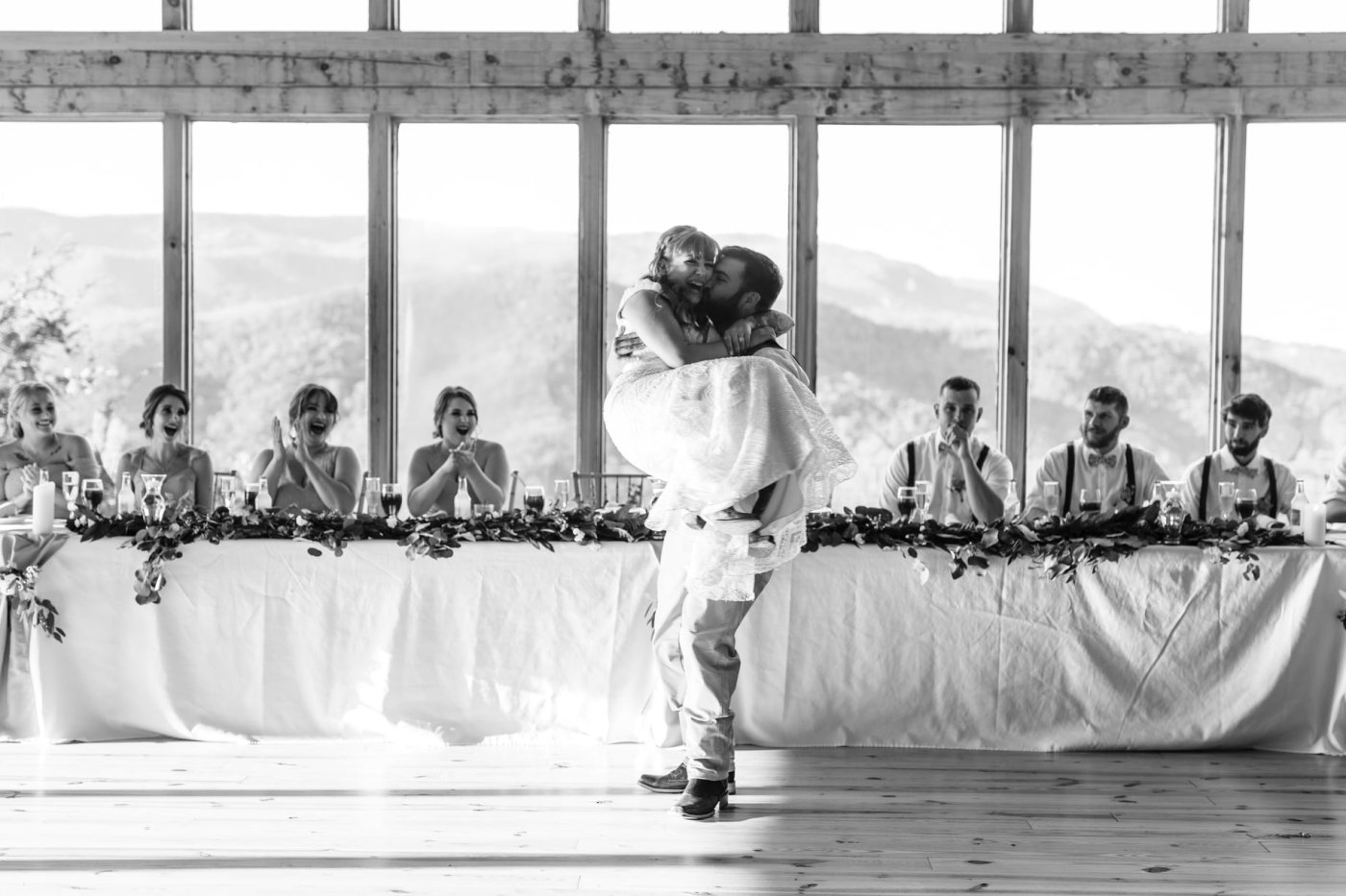 first dance at The Lodge at Brother's Cove