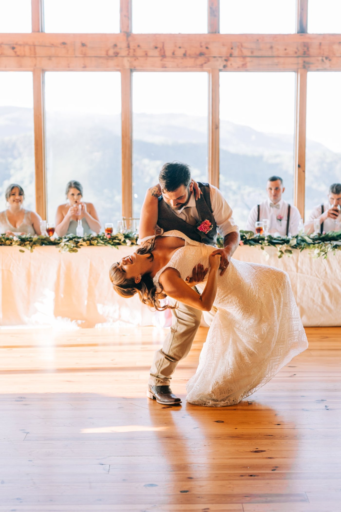 first dance at The Lodge at Brother's Cove