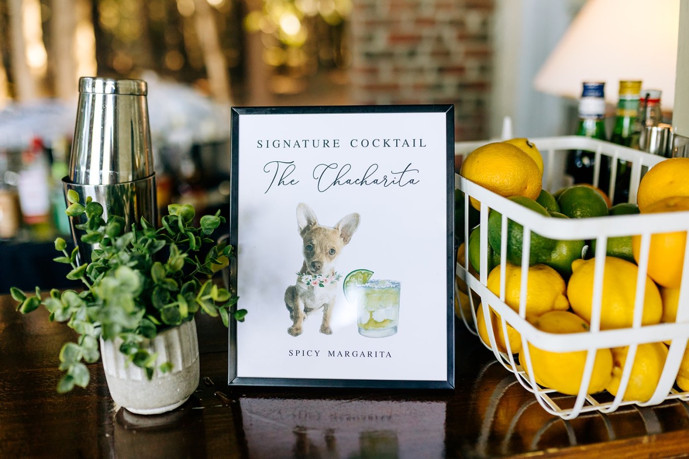 signature cocktail named after pets