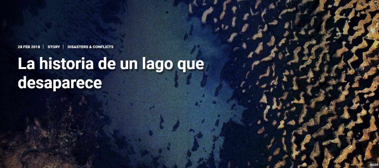 La historia de un lago que desaparece