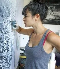 Zaria Forman...Pintura / USA...Sellos Postales