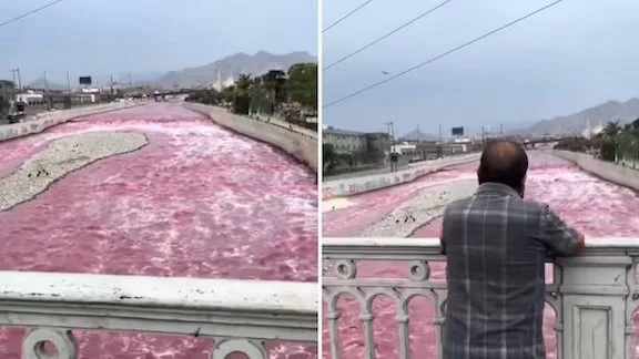 ¿Contaminación o fenómeno natural en el río Rímac? La preocupante razón detrás del agua roja