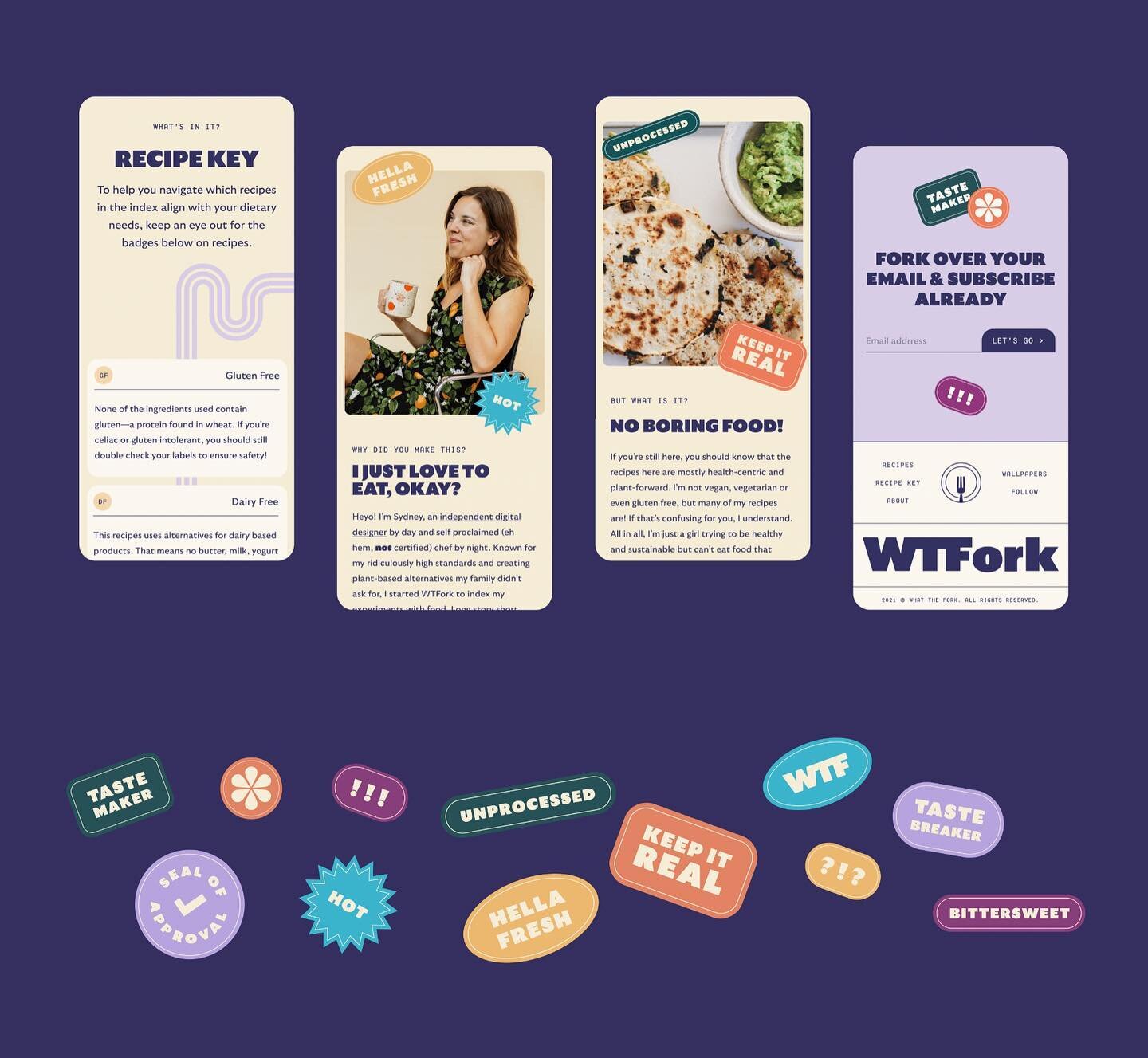How festive are these snippets from the WTFork case study created by my past client @sydopia ? 
.
Sydney says: @wtfork.co is something I started working on last year as a place to index my experiments with food. Cooking is how I creatively express my