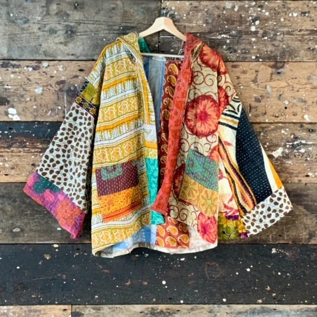 Kantha Quilt Jacket — Kaohinani 