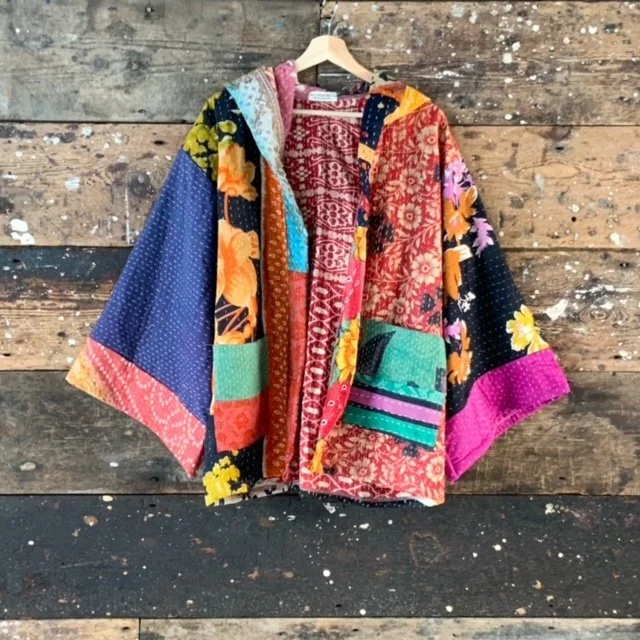 Kantha Quilt Jacket — Kaohinani 