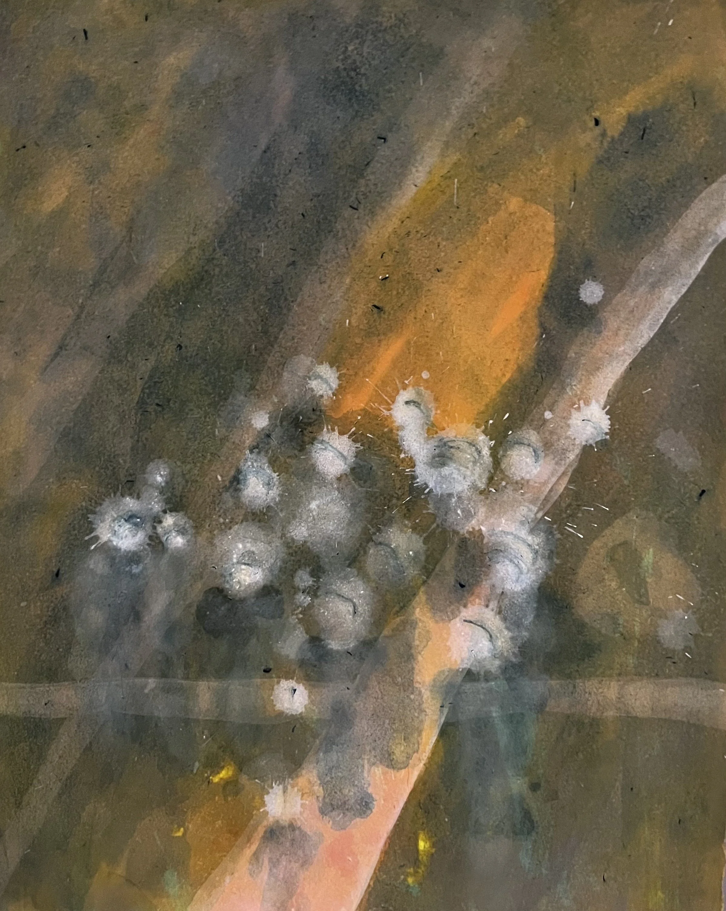 Coach 3, watercolor on paper, 8in x 11in, 2024