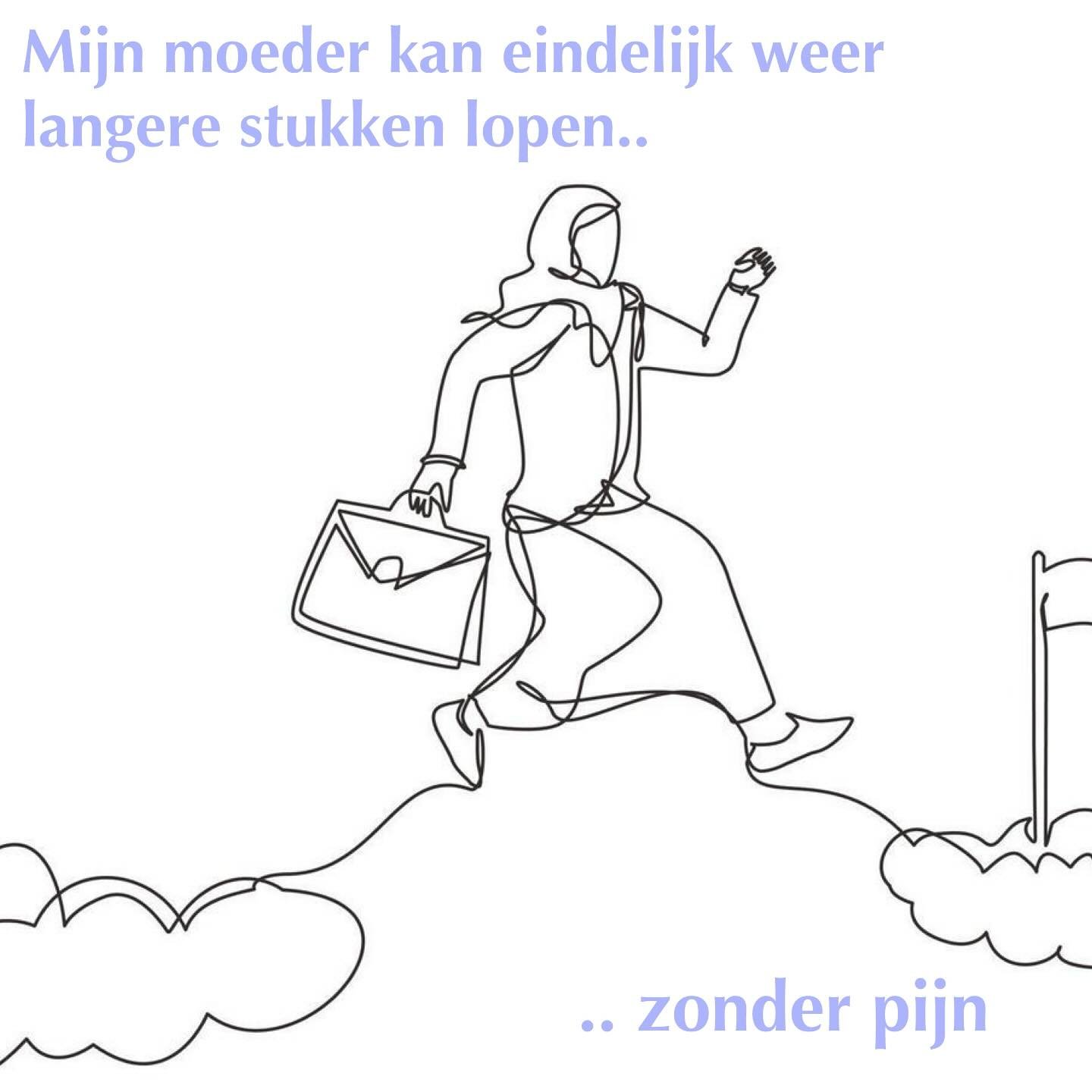 &bull;PIJNVRIJ LOPEN&bull;

&lsquo;Nu een aantal sessies hier gehad samen met mijn moeder, beide lopen wij al jaren met diversen klachten. Van heup en bekkenklachten tot onverklaarbare buik en hoofdpijnen en dat al jaren zonder dat iemand er iets teg