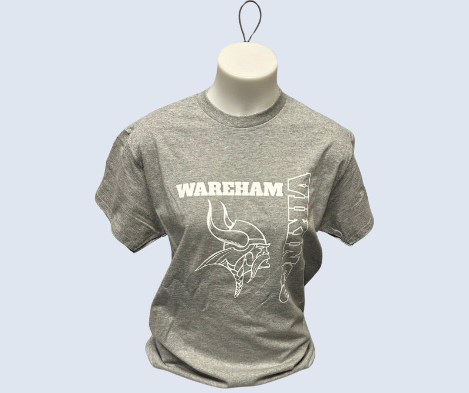 Gray Vikings Short Sleeve T-Shirt