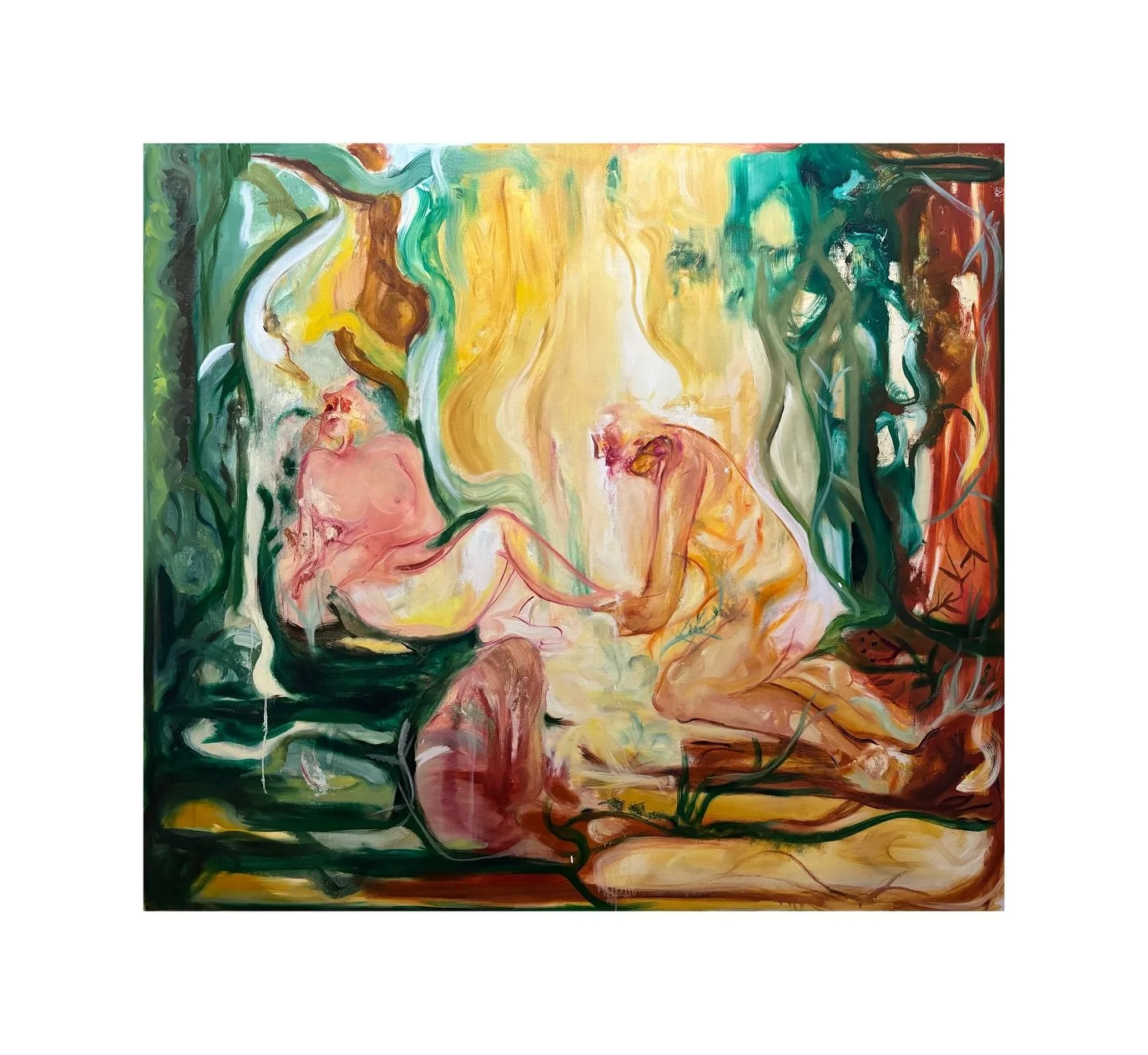 Final Week: This is the final week to view our online participation of Foundations 2025 @artsy featuring a range of works from artists we have worked with so far in 2025. 

Image 1: 
Jorge K. Cruz
The Beginning, 2025
Oil on canvas
150 x 170 cm

Image