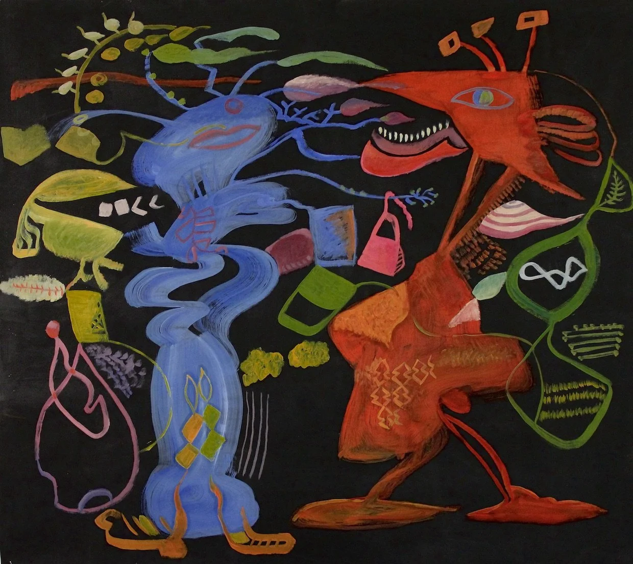 Retuning the Favor   36"x40"
oil on canvas