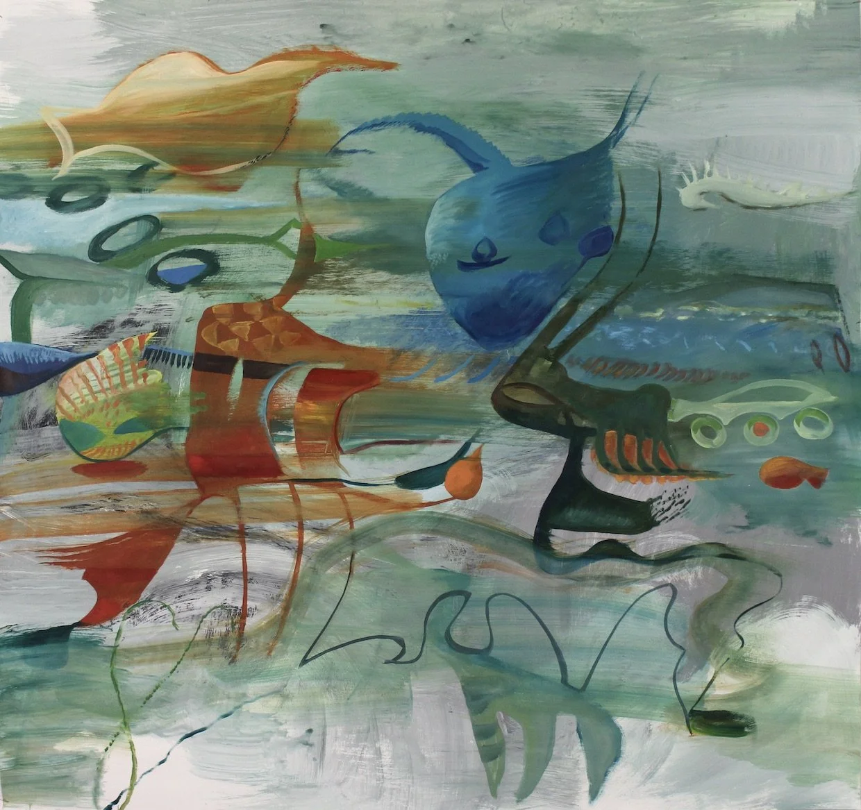 Untitled  36x38  oil on cavas