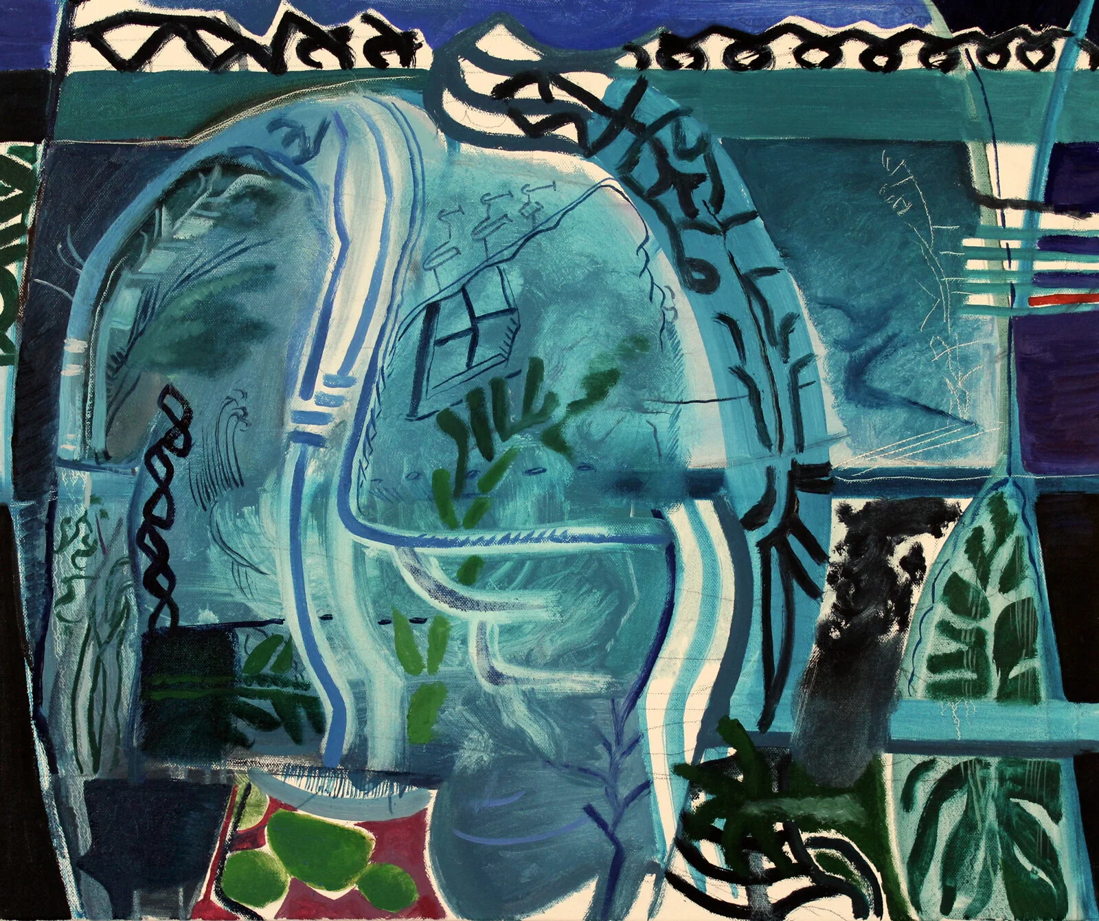 Evening Window  20"x24"  oil on canvas