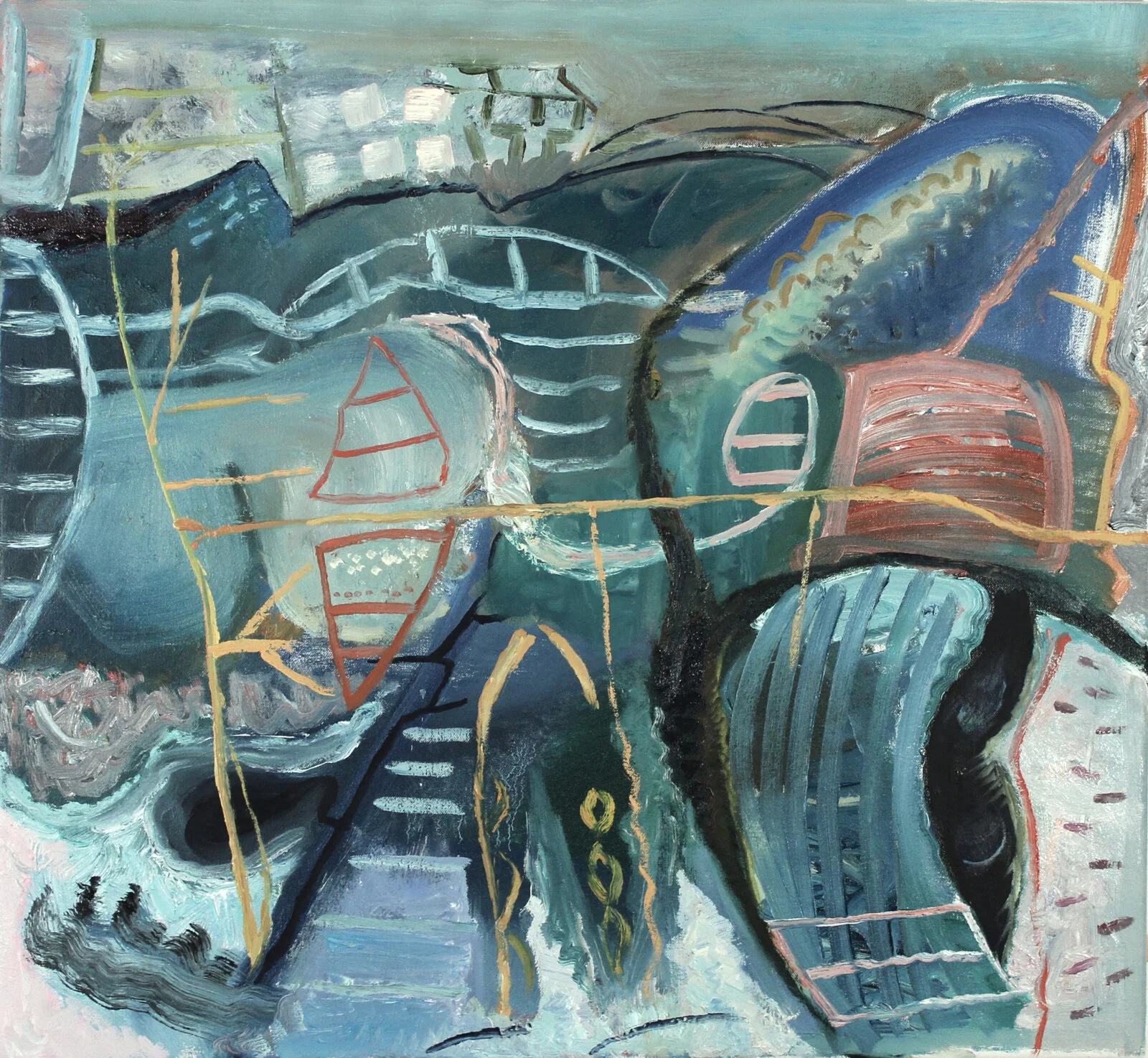 Untitled #3   23"x25" oil on canvas