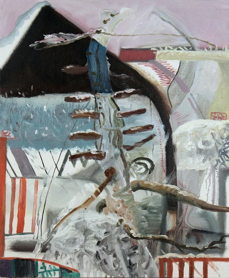 Snow   24"x20" oil on canvas