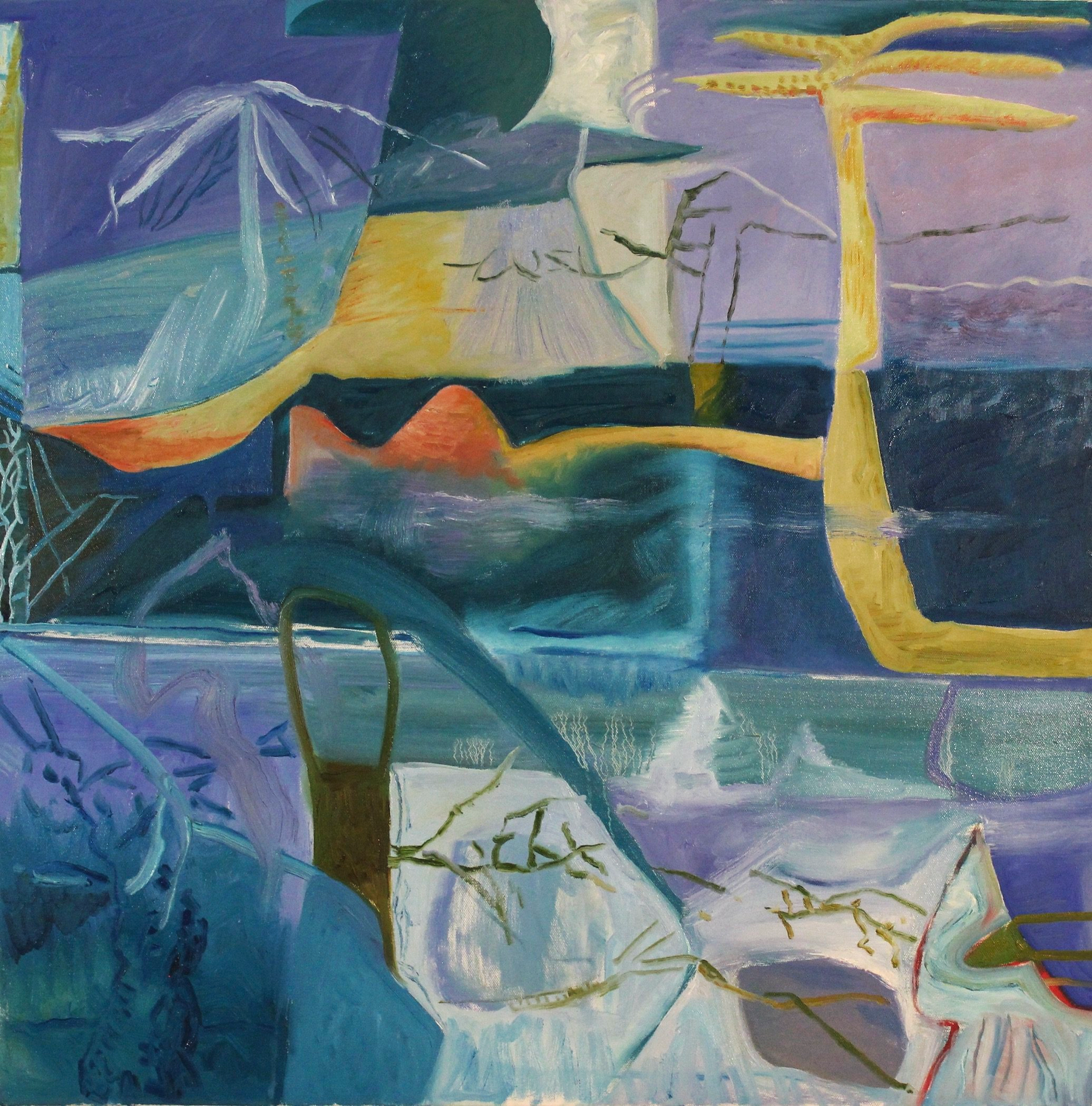 From Here to There 30"x30" oil on canvas