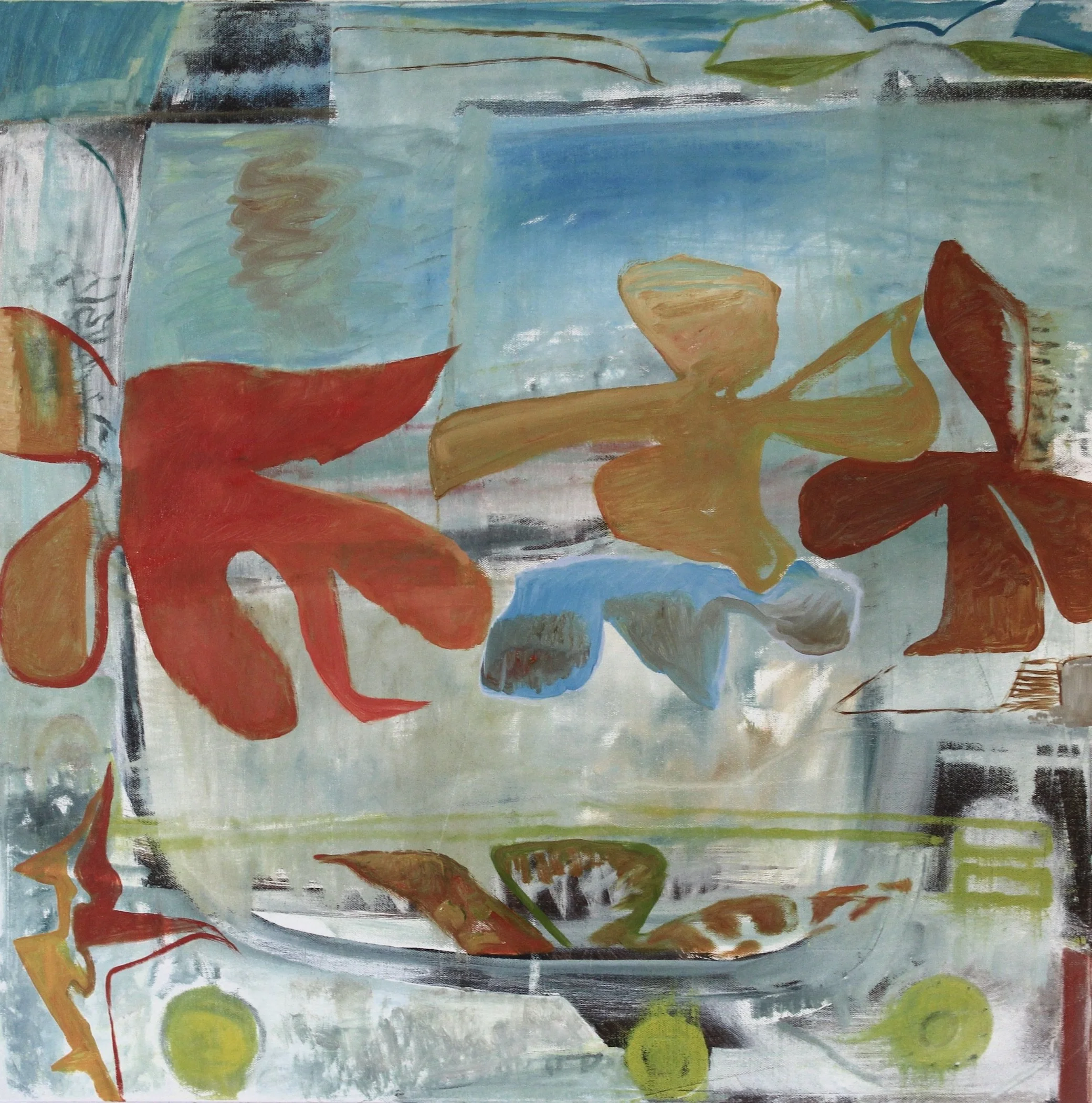 Untitled  30"x30"  oil on canvas